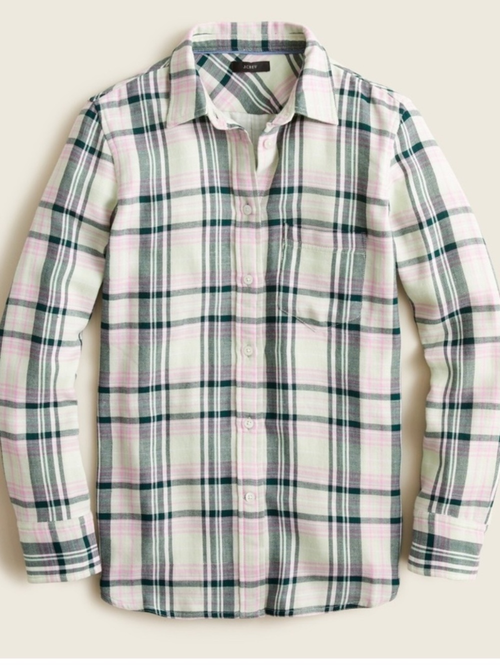 JCrew Classic Fit Flannel Shirt